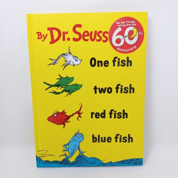 Dr. Seuss One fish two fish red fish blue fish - Hard Cover - Picture 4 of 5
